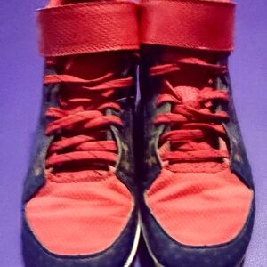 Under Armour Kids Red and Black Sneakers